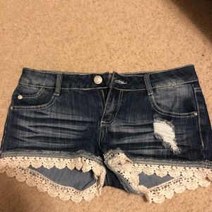 Jean shorts